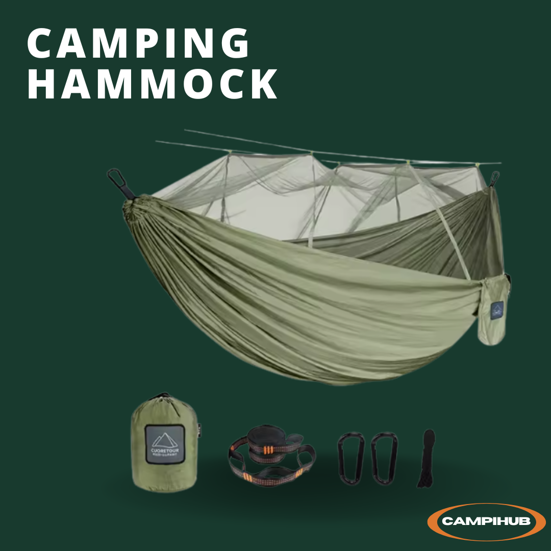 Campihub Camping Hammock with Mosquito Net