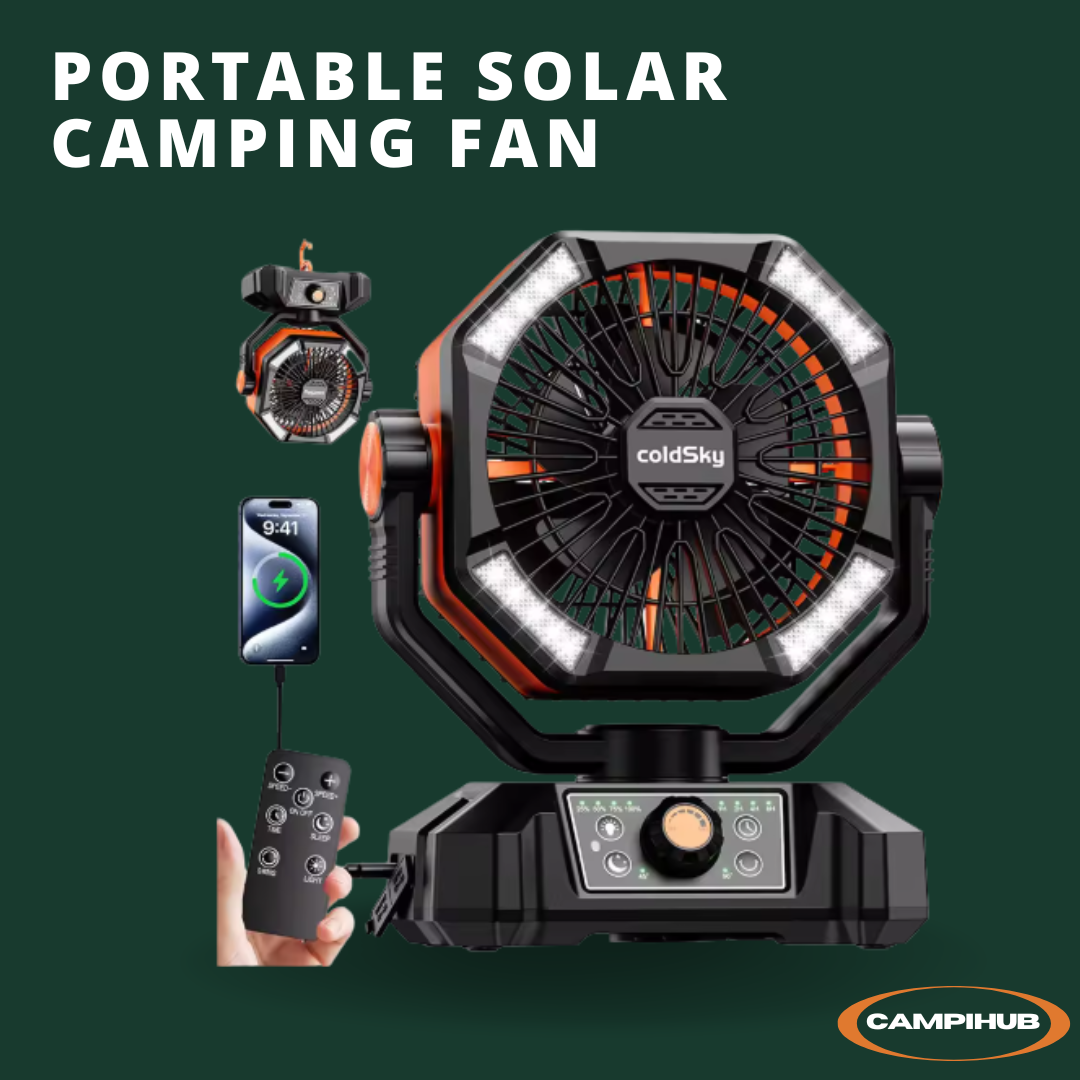 Campihub Portable Solar Fan