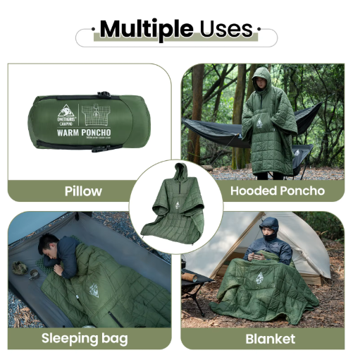 Campihub Camping Blanket Poncho