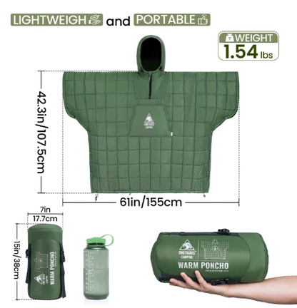Campihub Camping Blanket Poncho